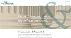 Desktop Screenshot of beavandenberk.com